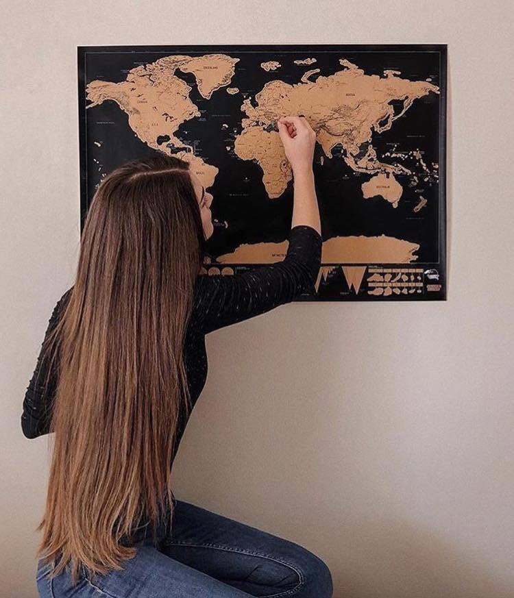Mapa Mundi Raspable