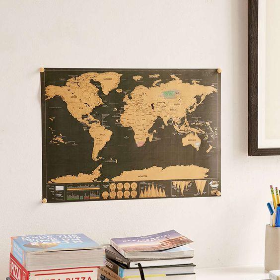 Mapa Mundi Raspable