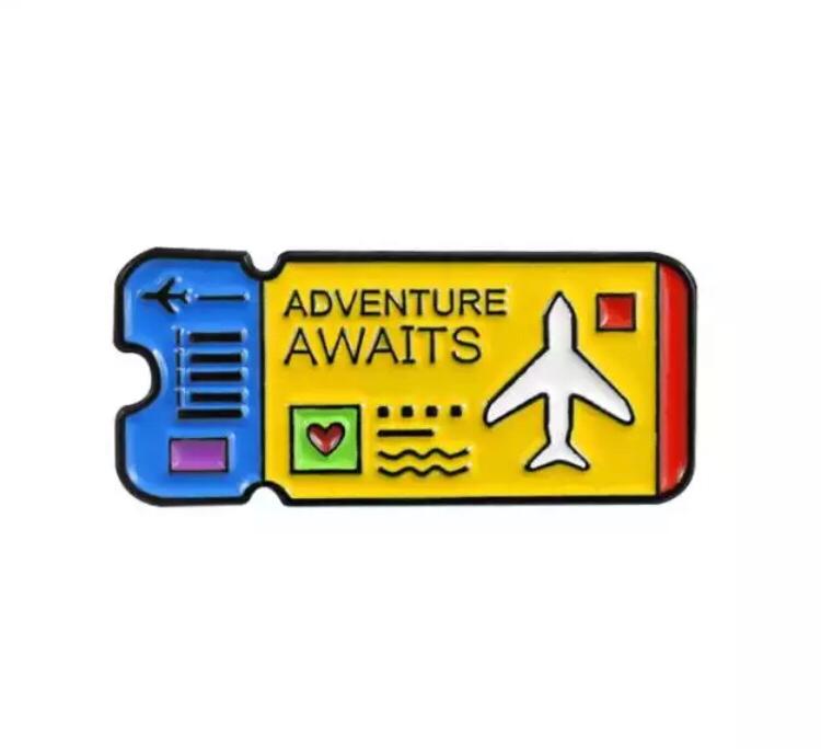 Pin Ticket de Avión